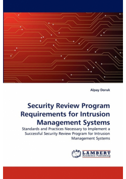 Security Review Program Requirements for Intrusion Management Systems