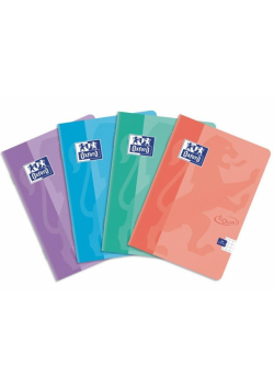 Brulion A5/96K kratka Touch Pastel (5szt) OXFORD