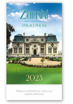 Kalendarz 2023 Ścienny Zamki i pałace polski