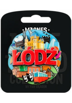 Magnes I love Poland Łódź ILP-MAG-C-LOD-01