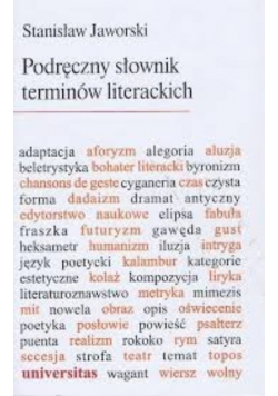 Podręczny słownik terminów literackich