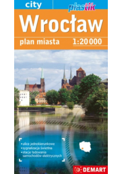 Wrocław mapa samochodowa plastik 1:20000