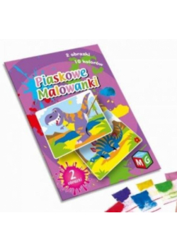 Piaskowe malowanki Dinozaury