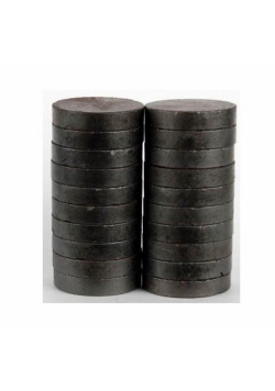 Magnesy 25mm czarne 20szt