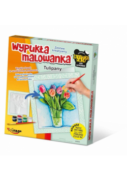 Wypukła Malowanka Kwiaty - Tulipany
