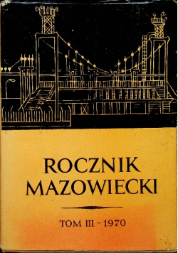 Rocznik mazowiecki tom III 1970