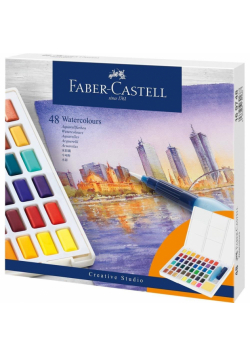 Farby akwarelowe CS kostki 48 kol. FABER CASTELL