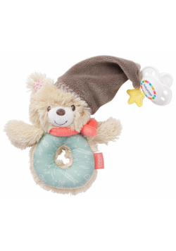 Grzechotka miękka Miś 13 cm