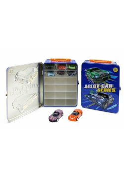 Auto metalowe w walizce