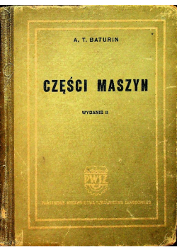Części maszyn wydanie II