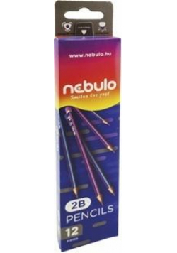 Ołówek 2B (12szt) NEBULO
