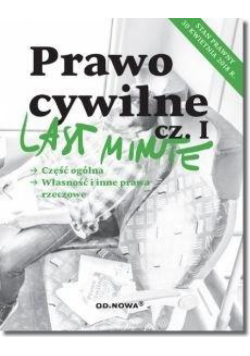 Last Minute Prawo Cywilne cz.1 wyd. 2018