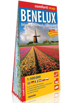 Comfort! map Benelux 1:500 000 w.2020