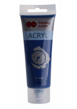Farba akrylowa 75ml granatowy HAPPY COLOR