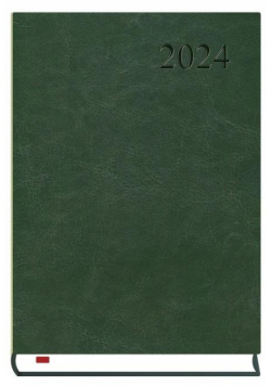 Terminarz 2024 A5 dzienny Asystent zielony