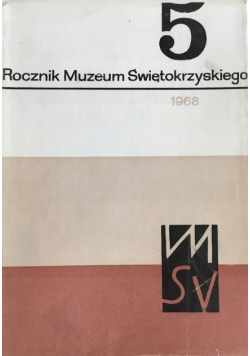Rocznik Muzeum Świętokrzyskiego Tom 5