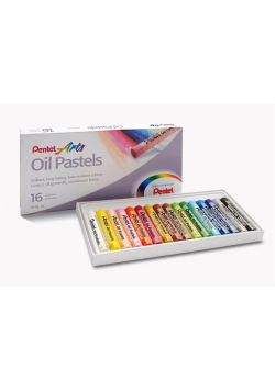 Kredki Pastele 16 kolorów PENTEL