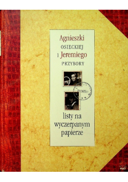 Agnieszki Osieckiej i Jeremiego Przybory listy na wyczerpanym papierze z CD