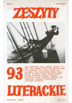 Zeszyty literackie 93