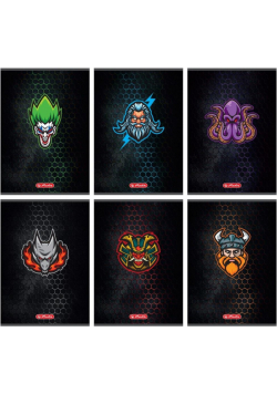 Zeszyt A5/60K kratka Game Avatars (5szt)
