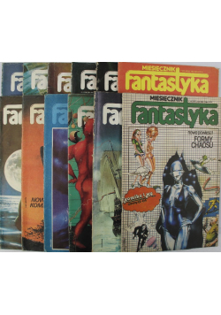 Miesięcznik fantastyka nr 1 do 12 1984