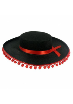 Sombrero z pomponikami