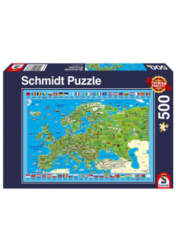 Puzzle PQ 500 Odkrywanie Europy G3