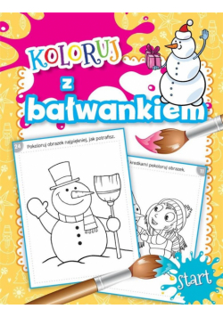 Koloruj z bałwankiem