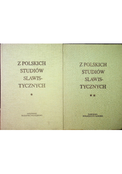 Z Polskich studiów slawistycznych Tom I i II