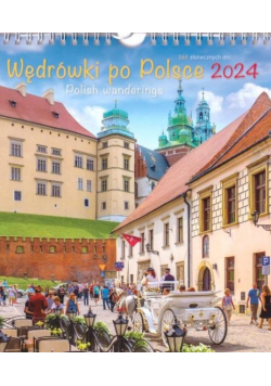 Kalendarz 2024 wieloplanszowy - Podróże po Polsce