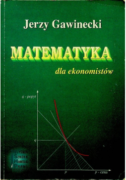 Matematyka dla ekonomistów