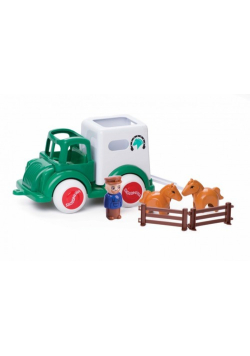 Auto transport konia z figurkami