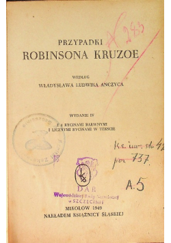 Przypadki Robinsona Kruzoe 1949 r.