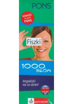 Fiszki 1000 słów Angielski na co dzień PONS
