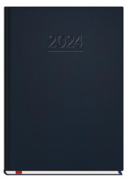 Terminarz 2024 A5 tygodniowy popularny granatowy
