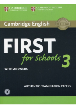 Cambridge English First for Schools 3 with answers