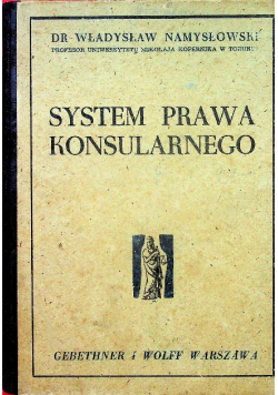 System prawa konsularnego 1949 r.
