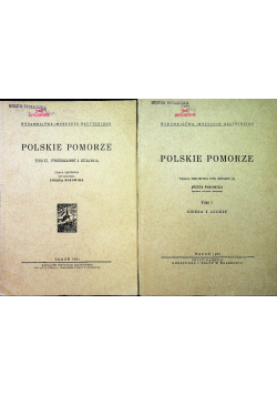 Polskie Pomorze tom 1 i 2 ok 1931 r.