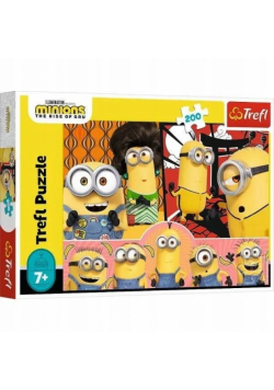 Puzzle 200 Minionki w akcji TREFL