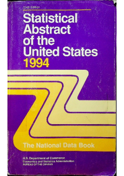 Statistical Abstract of the United States 1994