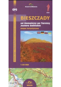Bieszczady Od Komańczy po Tarnicę mapa