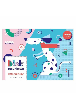 Blok rysunkowy kolor A3/15K HAPPY COLOR