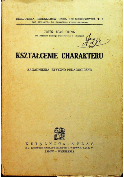 Kształcenie charakteru 1928 r.