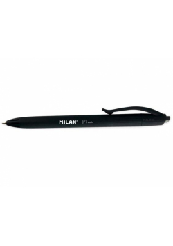 Długopis P1 Rubber Touch czarny (25szt) MILAN