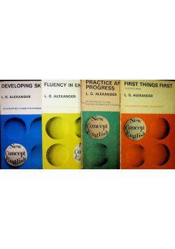 Fluency in English / Developing skills / First things first / Practice and progress