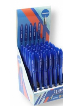 Żelopis semi gel niebieski (36szt)