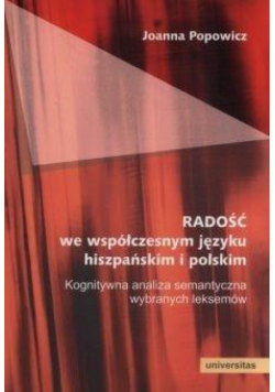 Radość we współczesnym języku hiszpańskim...
