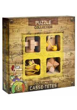 Łamigłówki drewniane 4 sztuki Expert G3