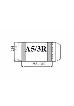 Okładka zeszytowa regulowana A5/3R (25szt) D&D