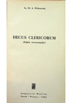 Decus Clericorum